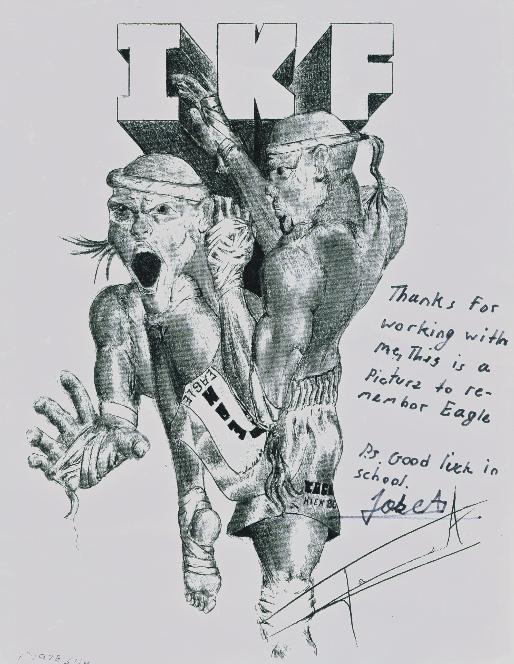 drawn by a student at Eagle's