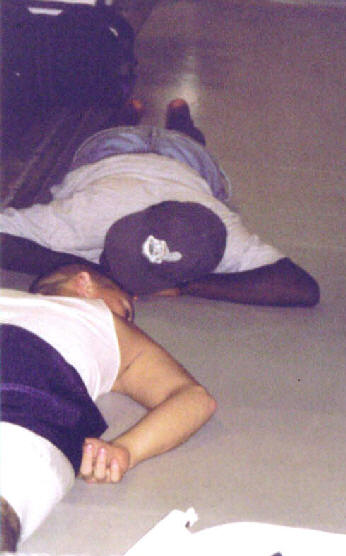 Yes, we both had fights coming up...